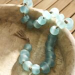 Handcrafted Cast Glass Beaded Rope