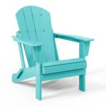 Turquoise Folding Adirondack Chair